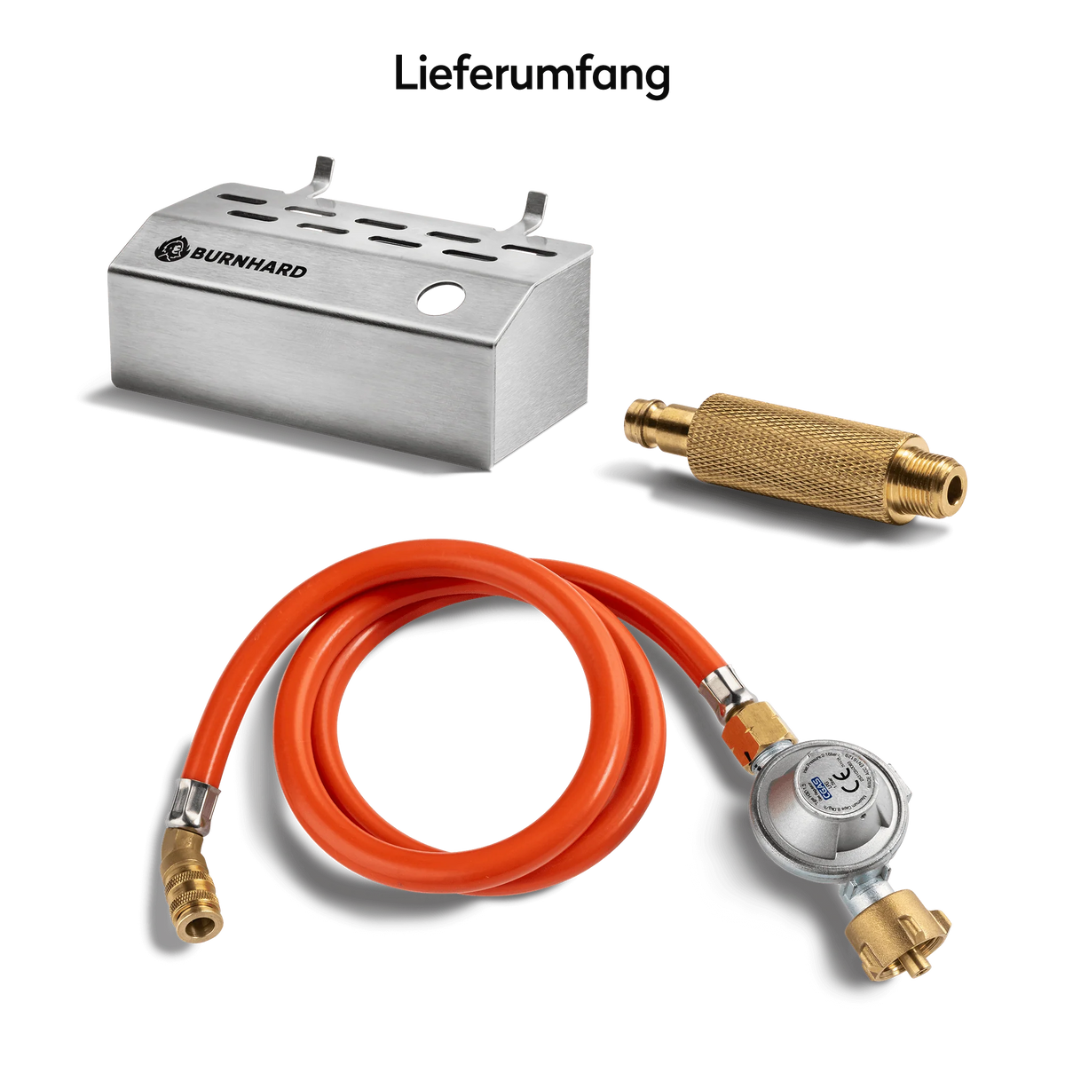 Burnhard Gasflaschenadapter für Campinggrill JONES 1-Brenner, Grillzubehör, Detailansicht 2