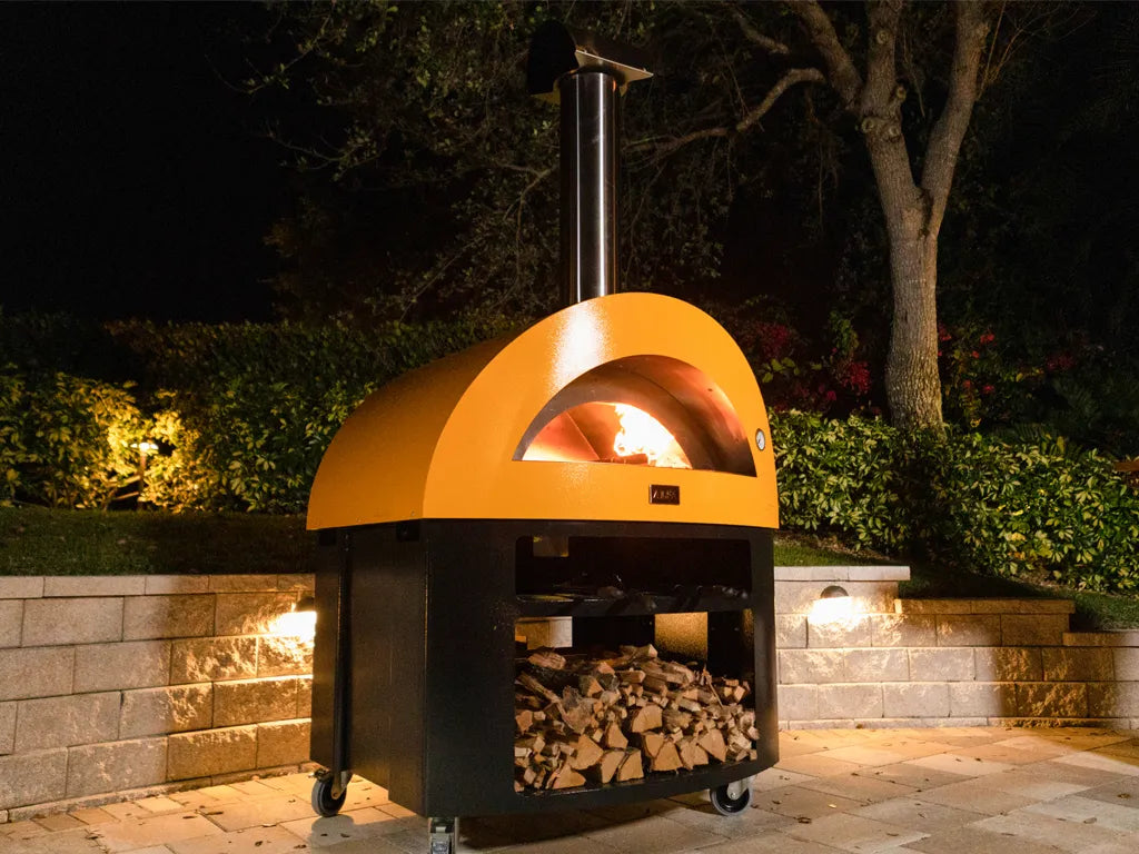 Alfa Forni Moderno 5 Pizze, Gas/ Hybrid, Grau, Pizzaofen, Detailansicht 4