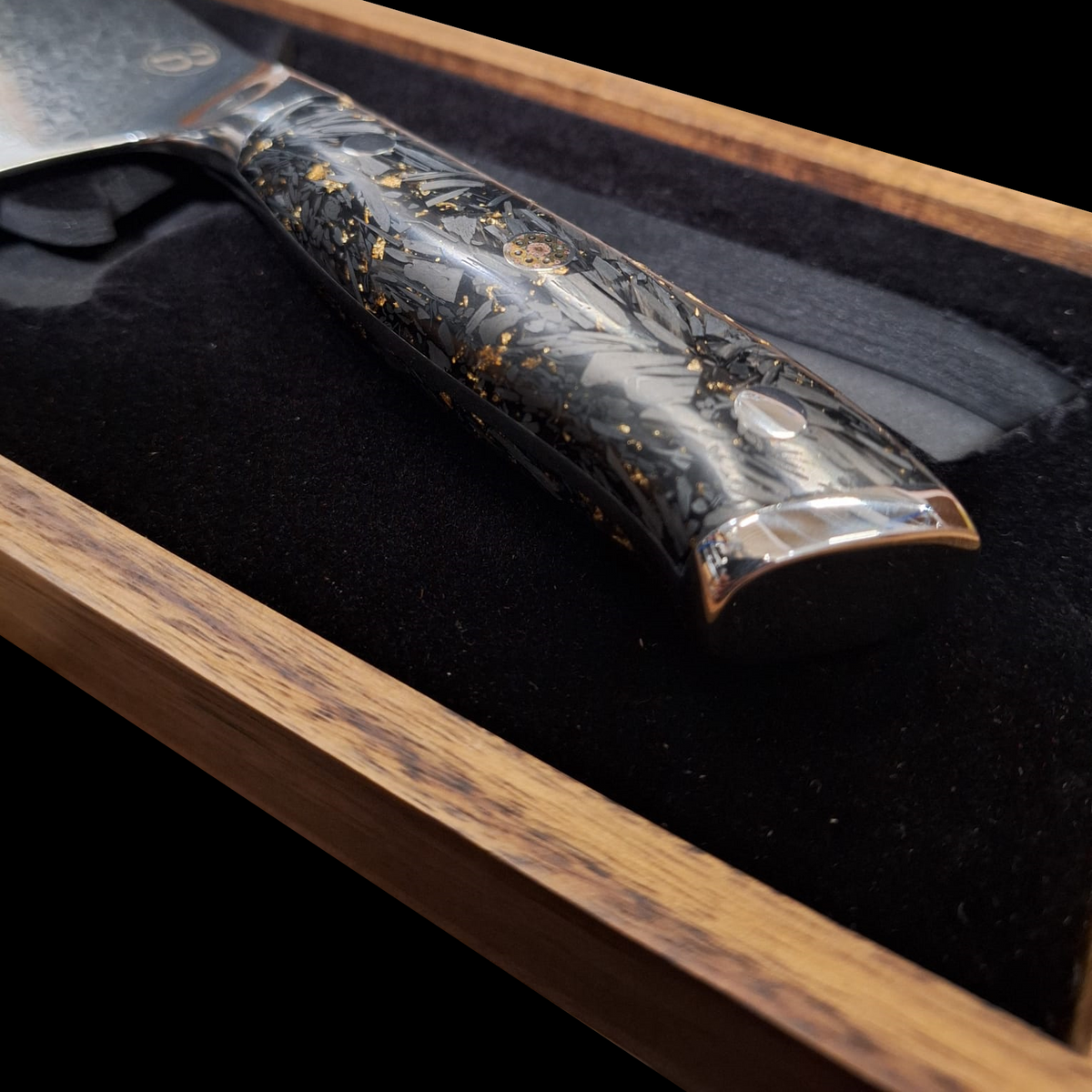 Griff Babossa "Aurum Noir" Chefmesser