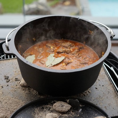 BBQ-Toro Dutch Oven DO9F, 9, 0L mit Füßen, Grillzubehör, Detailansicht 7