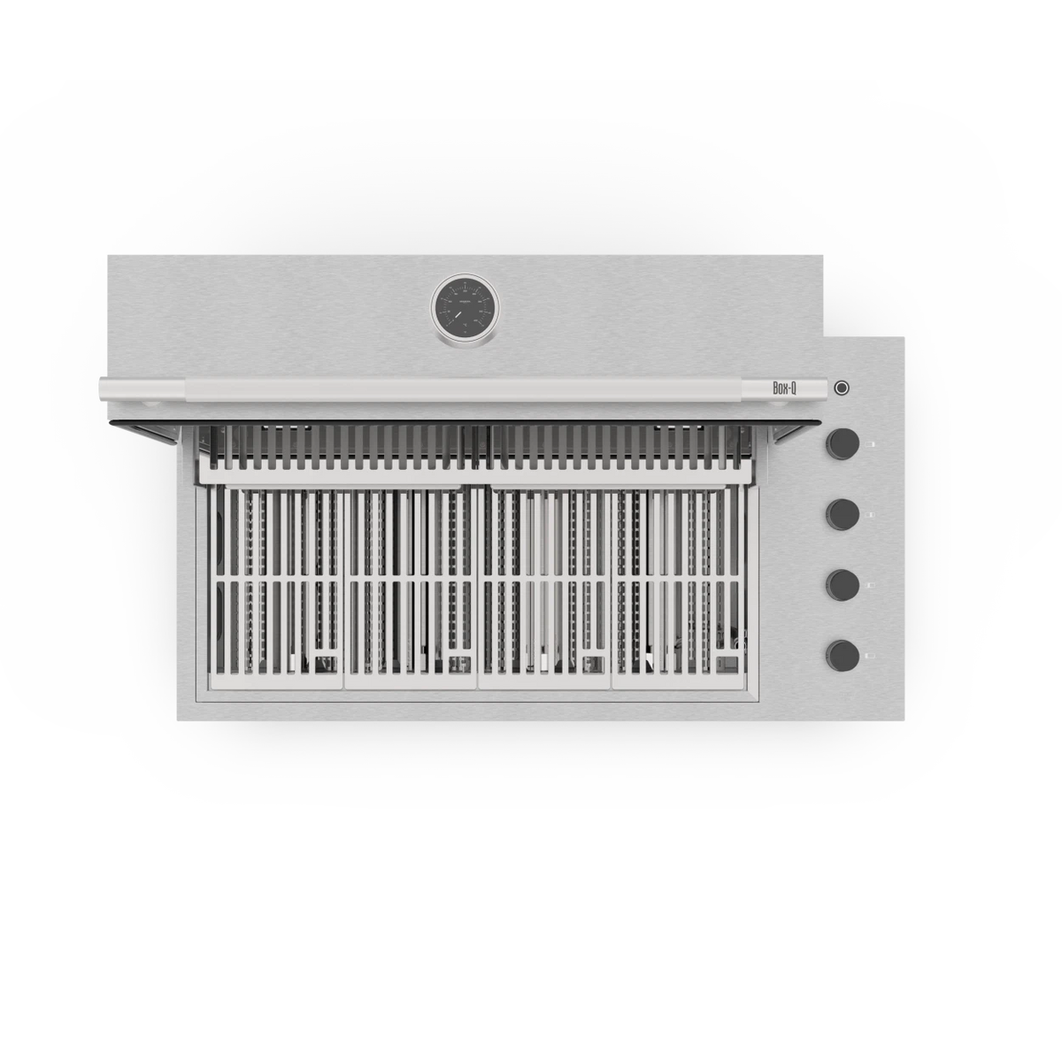 Brabura Box-Q-Einbaugrill 4-Brenner Edelstahl, Detailansicht 3