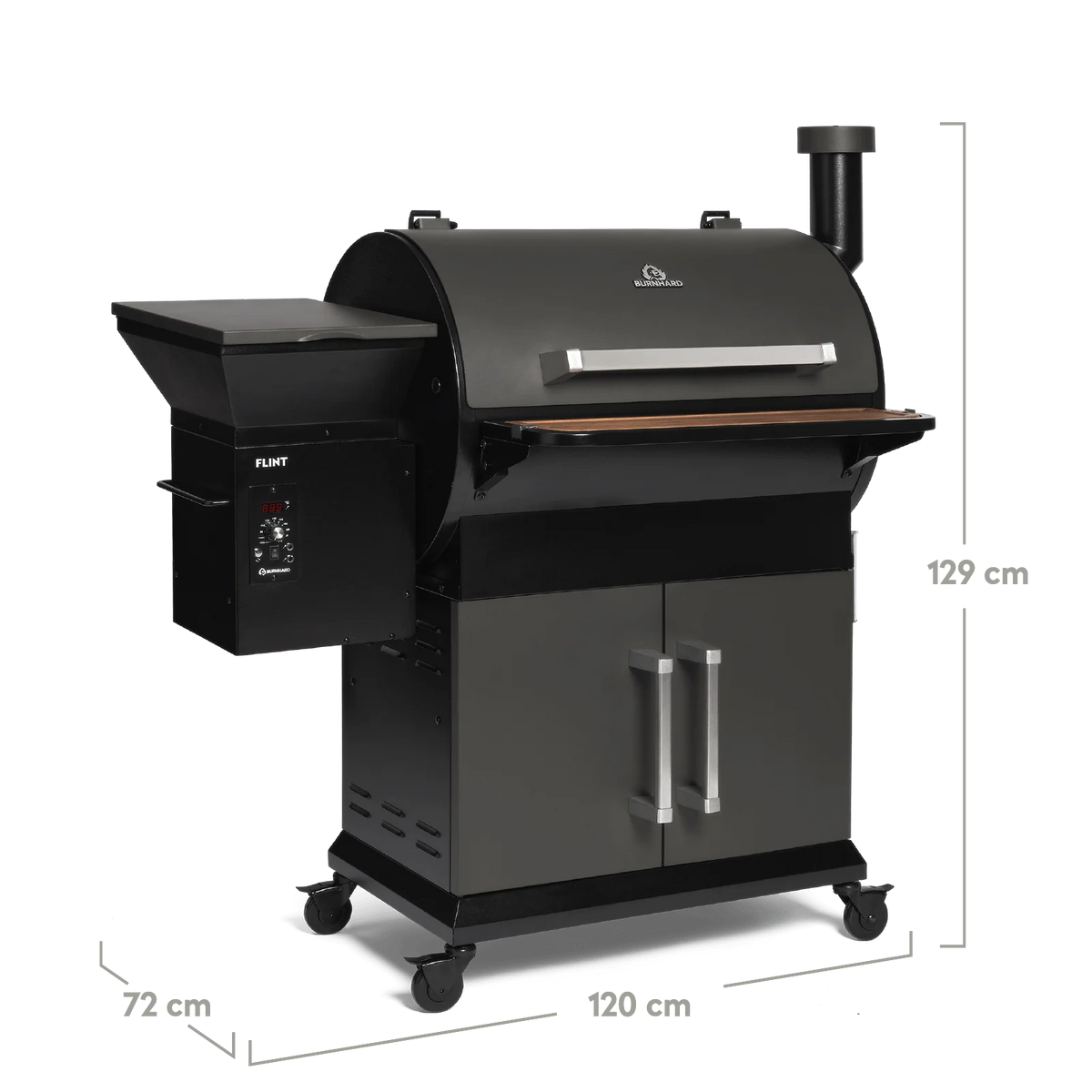 Burnhard FLINT Pelletsmoker, Detailansicht 1