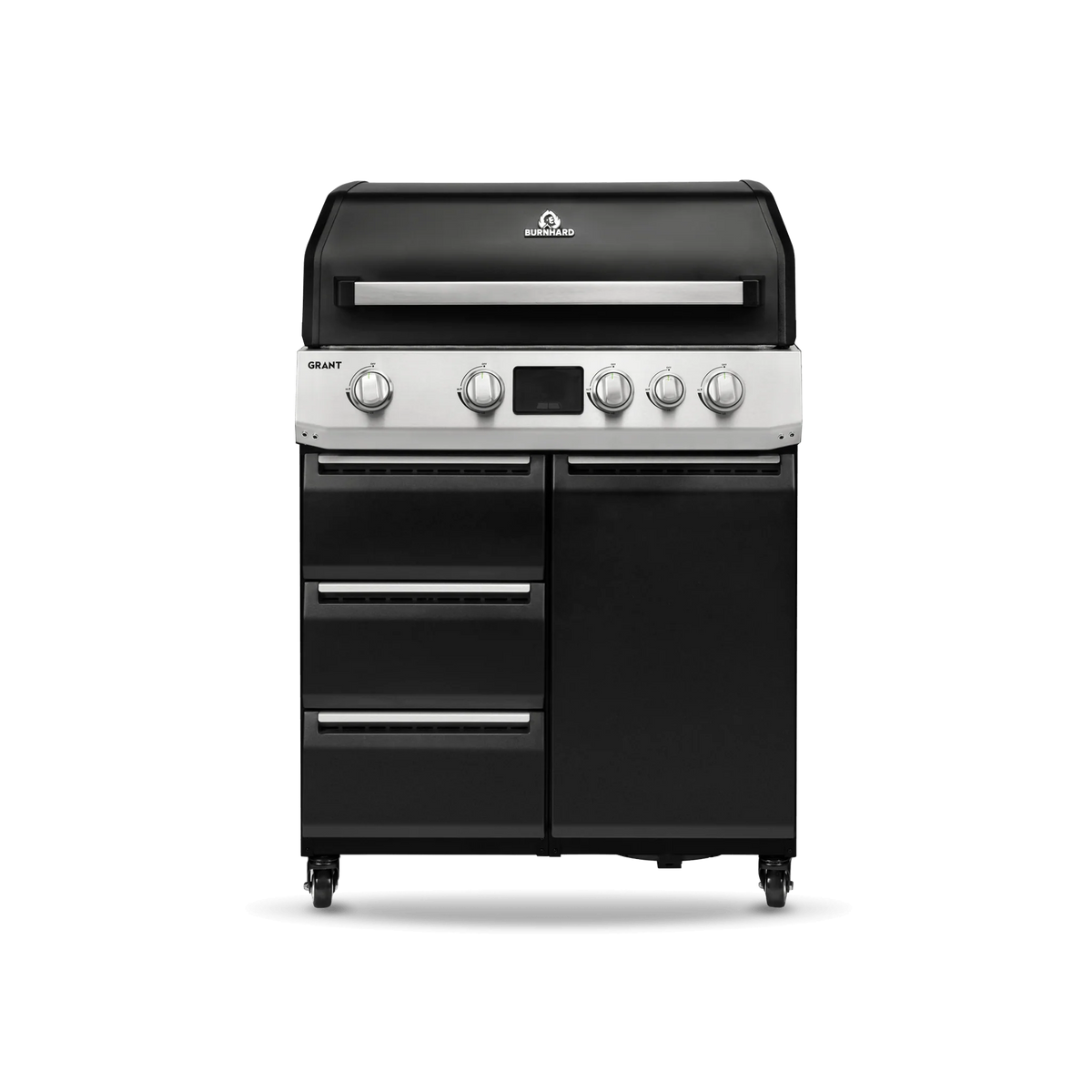 Burnhard GRANT Base - Modularer Gasgrill 4-Brenner mit Schubladen und Edelstahlrost, Grills
