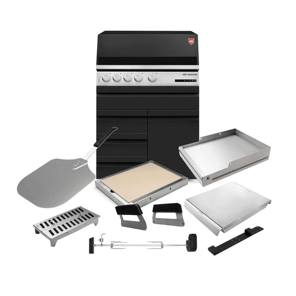 Otto Wilde „Alleskönner“-Set mit Gasgrill G32 Connected 1 Tür + 3 Schubladen, Bundle