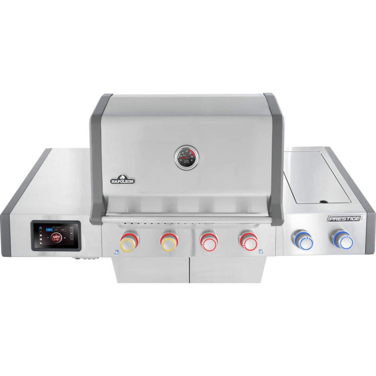 Napoleon Prestige PRO™ 500, Connected, Edelstahl, inkl. Drehspieß, Grillrost, für 1 - 12 Personen, Detailansicht 7