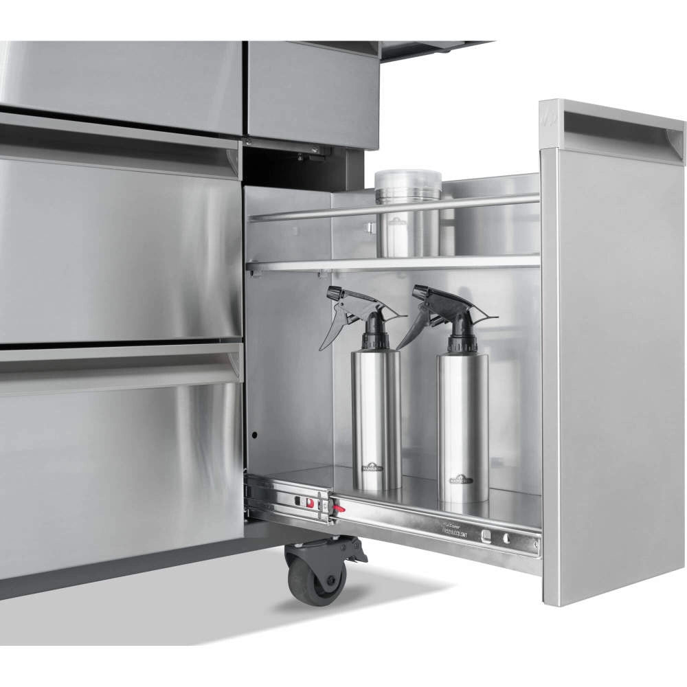 Napoleon Prestige PRO 665 Connected Gasgrill inkl. Drehspieß & elektrischer Räucherbox, Grillrost aus, Detailansicht 6