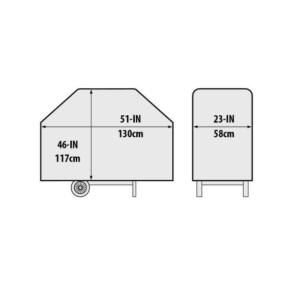 Broil King Abdeckhaube Premium, Royal, Monarch, Baron 300er, Crown 300er, Grillzubehör, Detailansicht 7