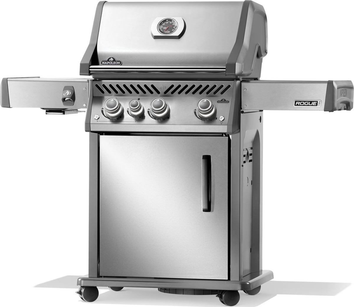 Napoleon Rogue Pro 425, SIZZLE ZONE Seitenbrenner, Edelstahl 2026, Grillrost, für 1 - 10 Personen, Detailansicht 2