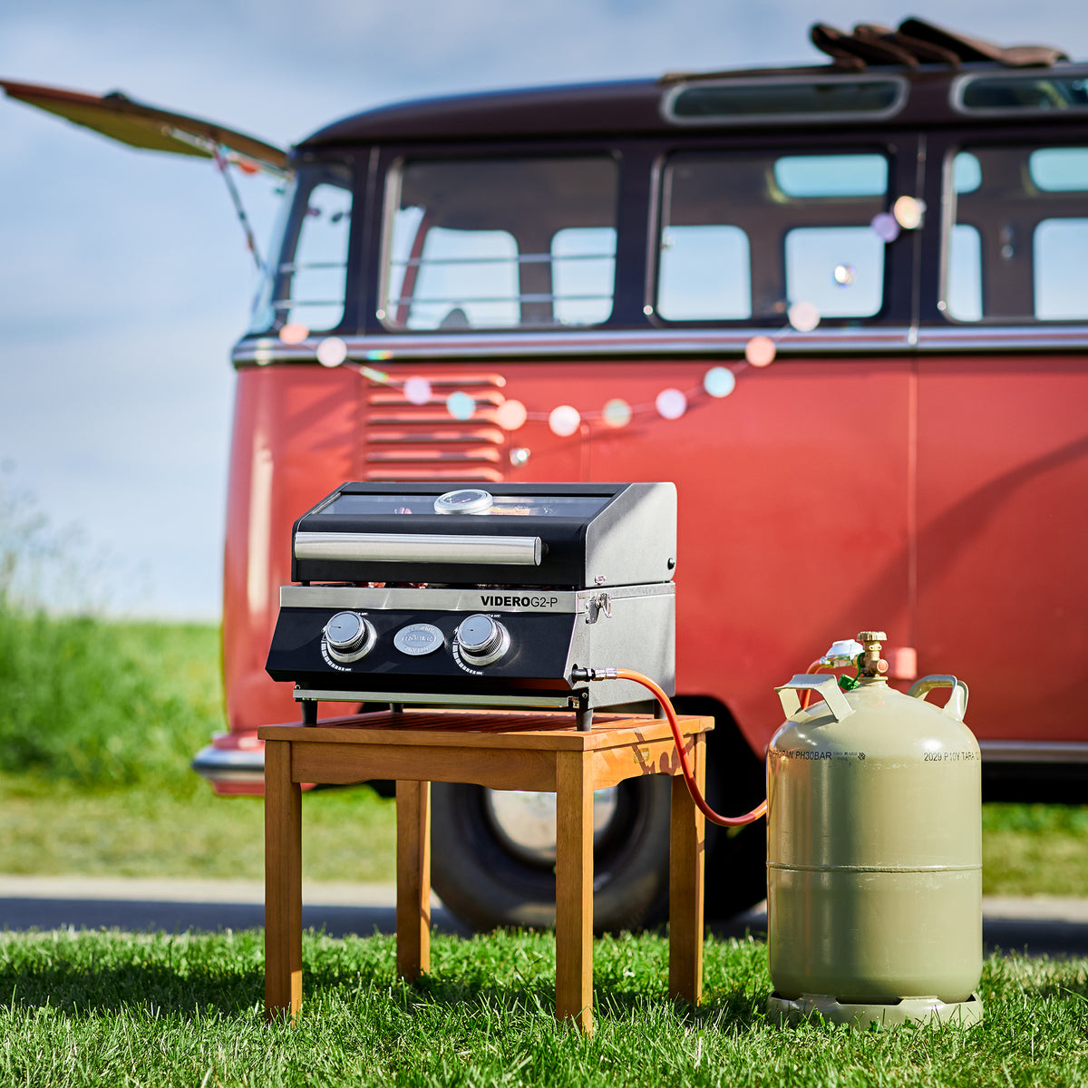 Rösle BBQ-Portable VIDERO G2-P 30mbar, Grillrost aus Gusseisen, für 1 - 3 Personen, Detailansicht 11