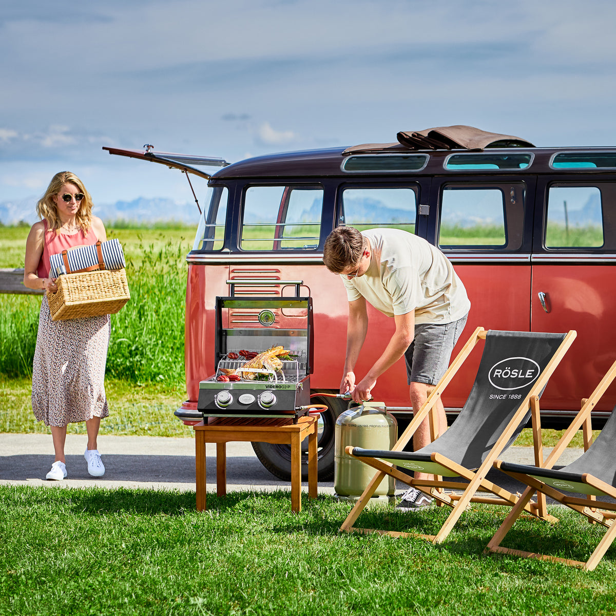 Rösle BBQ-Portable VIDERO G2-P 50 mbar, Grillrost aus Gusseisen, für 1 - 3 Personen, Detailansicht 9