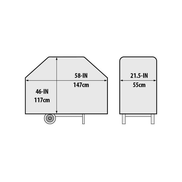 Broil King Abdeckhaube, Baron 400er, Signet, Sovereign 300er, Crown 400er, Detailansicht 7