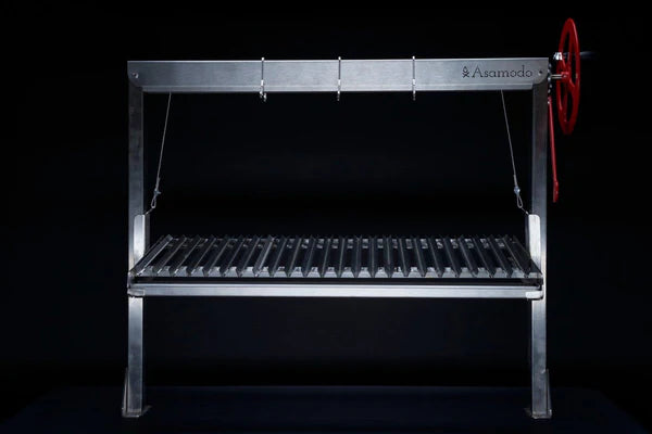 Asamodo - Der Brasa - Argentinischer Holzkohlengrill, Grillrost aus Edelstahl, für 1 - 15 Personen, Detailansicht 2