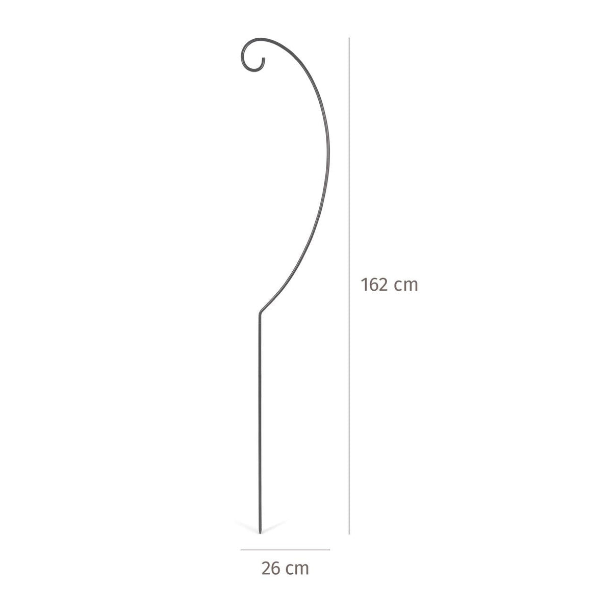 Feuerhand Laternenhalter für Baby Special 276, 162 cm lang, Stahl schwarz, Laternen & Zubehör, Detailansicht 1