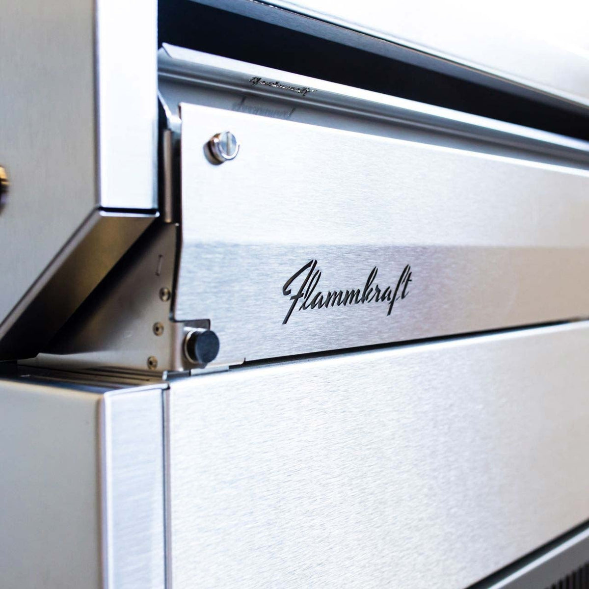 Flammkraft Gasgrill Block D Gen.5 Elfenbeinweiß, Detailansicht 11