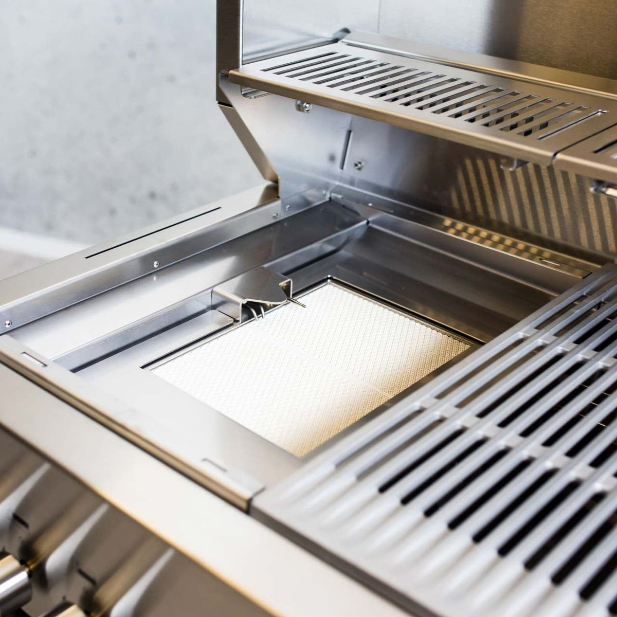 Flammkraft Gasgrill Block D Gen.5 Elfenbeinweiß, Detailansicht 5