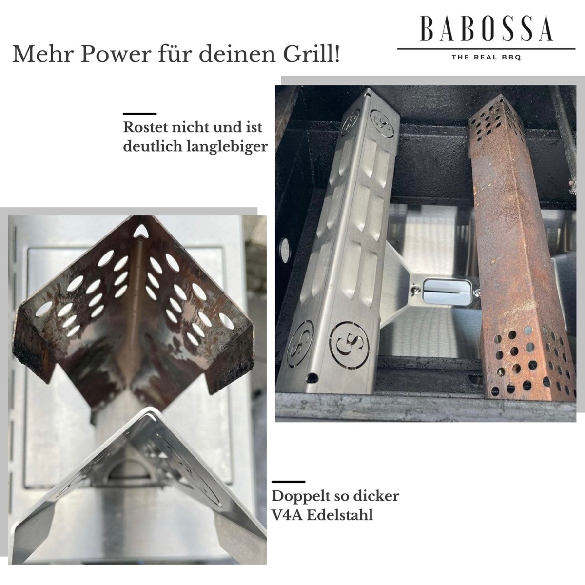 BABOSSA Flammschutzblech, Enders Kansas Turbo, Grillzubehör, Detailansicht 5