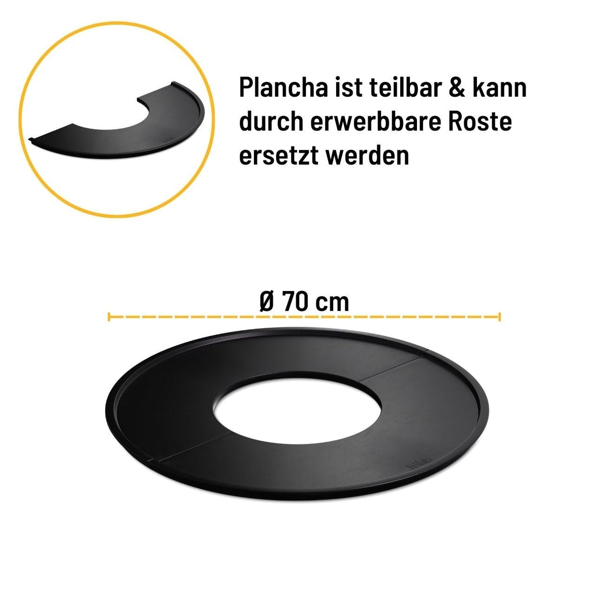 Höfats Plancha-Grillset hoch, BOWL 70, Grillzubehör, Detailansicht 5