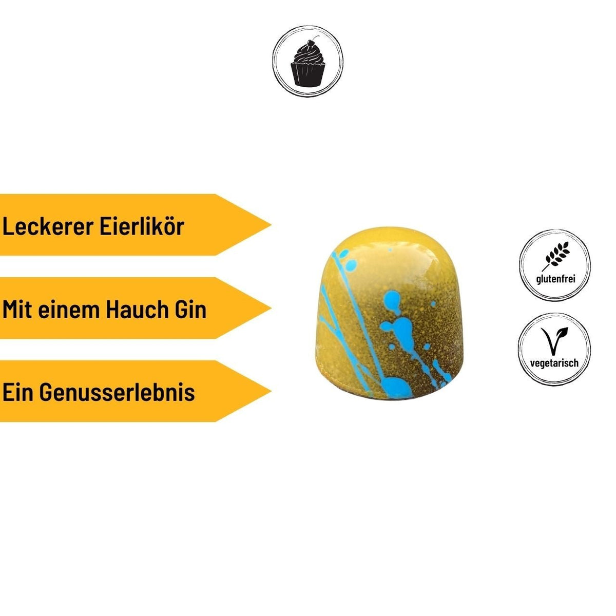 Keller`s Kellers Eierlikörpralinen 3er Pack, Detailansicht 3