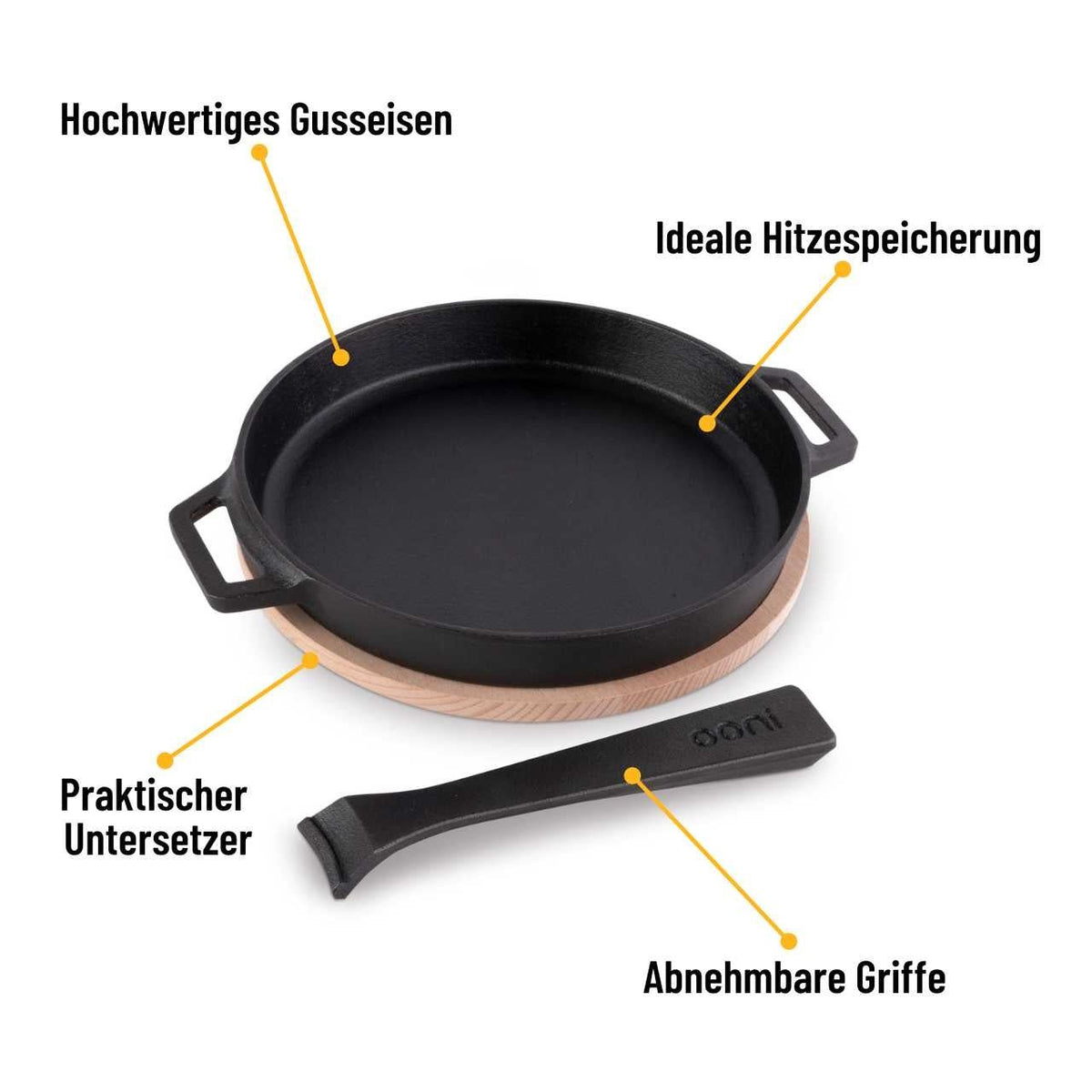USPs Ooni Gusseisenpfanne UU-P09F00