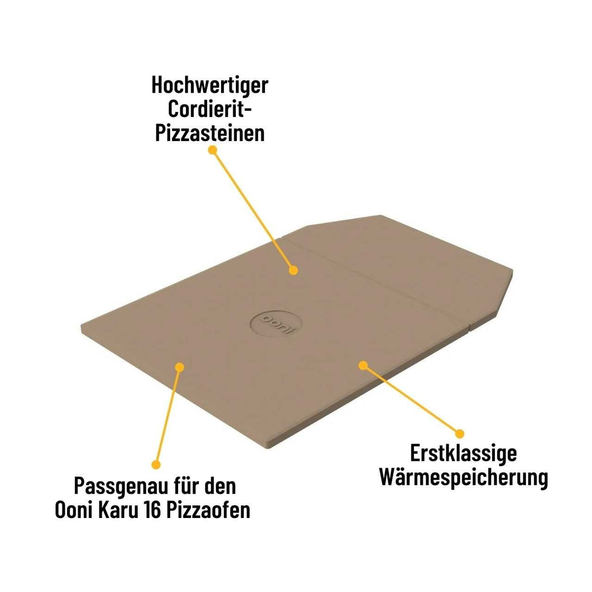 USPs Ooni Pizzastein - Karu 16 UU-P0E900
