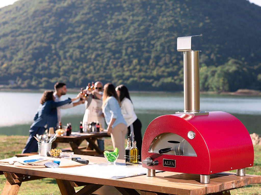 Alfa Forni Moderno Portable, Gas, Grau, Pizzaofen, Detailansicht 3