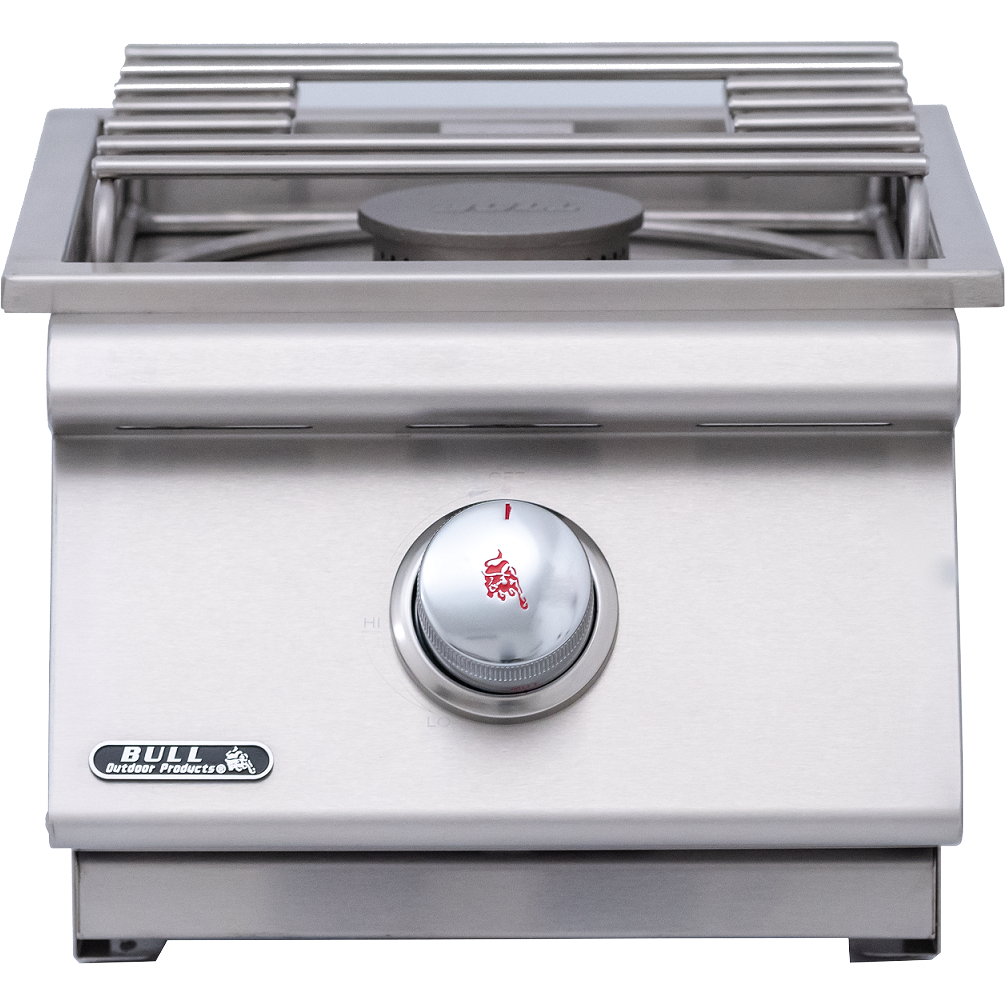 Bull Seitenbrenner Pro mit drehbarem Rost Built-In, Grillrost aus Edelstahl