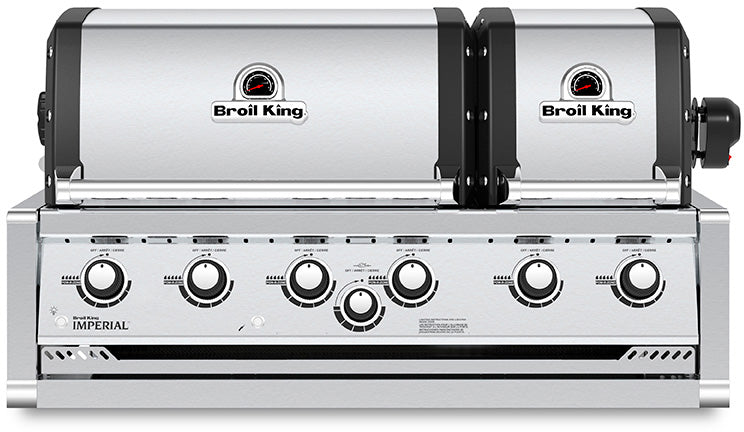 Broil King Imperial S 670 Built-In, inkl. Drehspieß, Grillrost aus Edelstahlguss, für 1 - 24 Personen