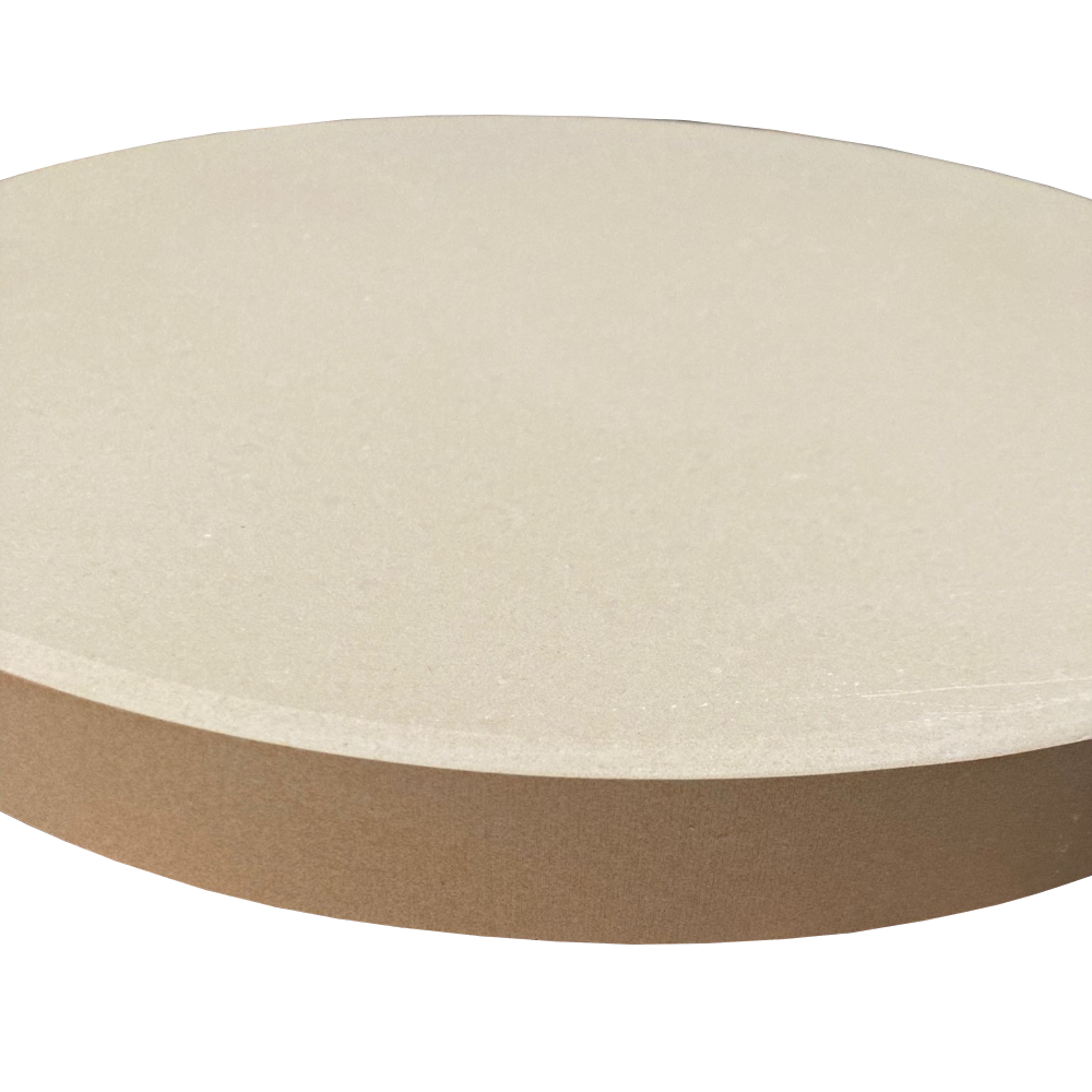BABOSSA Pizzastein Rund Cordierit Keramik Ø32x3cm, Detailansicht 1