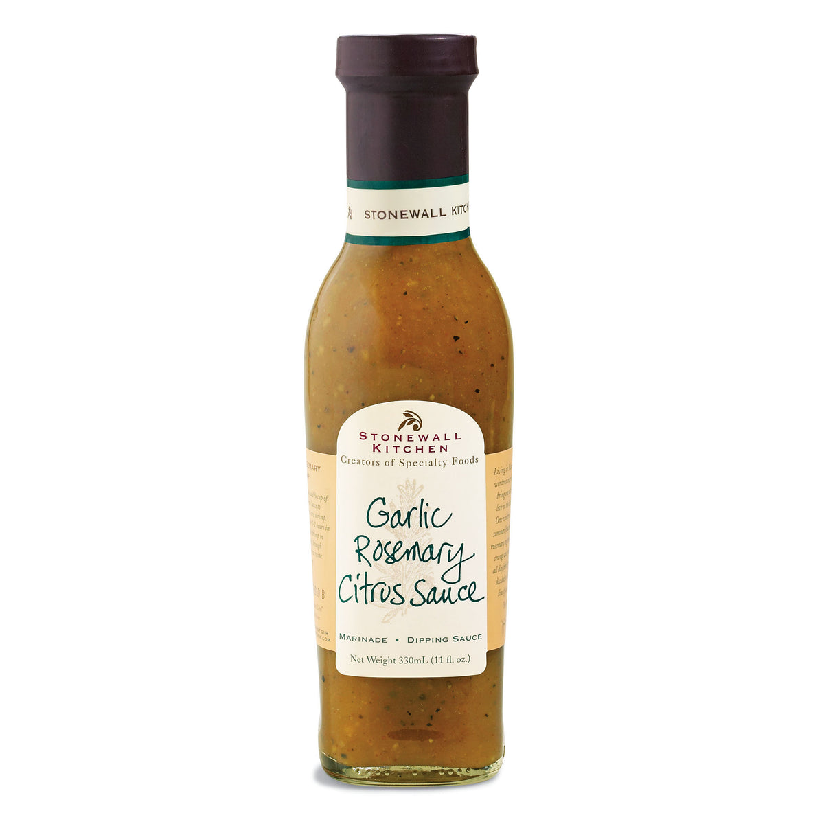 Stonewall Kitchen Stonewall Garlic Rosemary Citrus Sauce 330 ml, Grillsauce