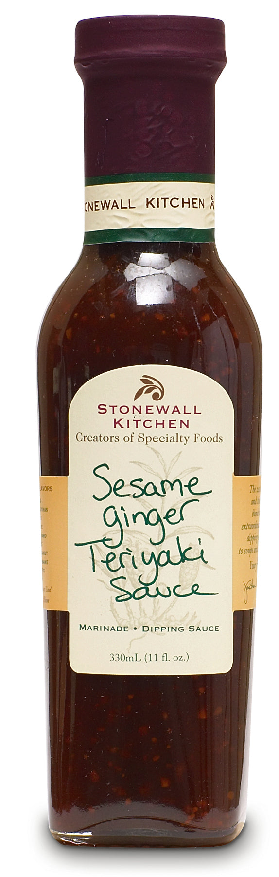 Stonewall Kitchen Stonewall Sesame Ginger Teriyaki Sauce 330 ml, Grillsauce