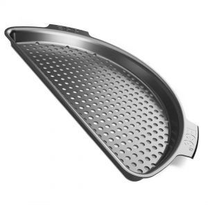 Big Green Egg Gelochte halbrunde Grillplatte für den EGGspander XLarge, Keramikgrill