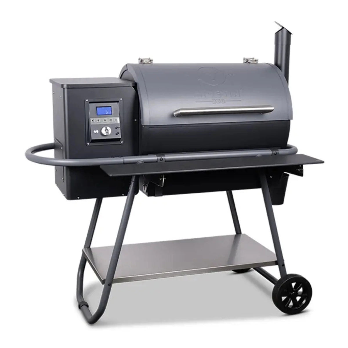 Moesta Sheriff Pelletsmoker mit schwarzem Ablagebrett, für 1 - 15 Personen