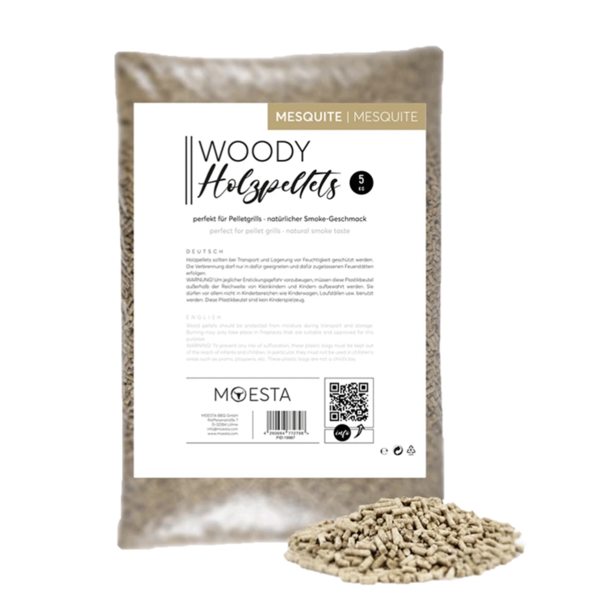 Moesta HolzPellets, Mesquite 5kg