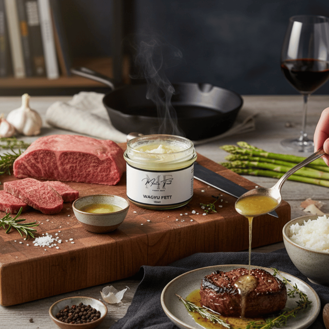 Meat 'n' Food Meat’n’Food 100% Vollblut Wagyufett 180 ml, Wagyu Fett, Detailansicht 5