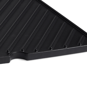 Burnhard Grillplatte Gusseisen beidseitig WAYNE 2-Brenner Series 2| 23, 5 x 35 x 1, 5 cm