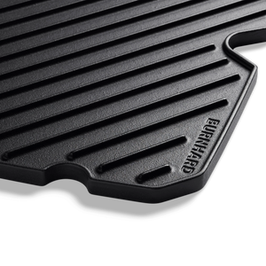 Burnhard Grillplatte Gusseisen beidseitig WAYNE 2-Brenner Series 2| 23, 5 x 35 x 1, 5 cm, Detailansicht 1