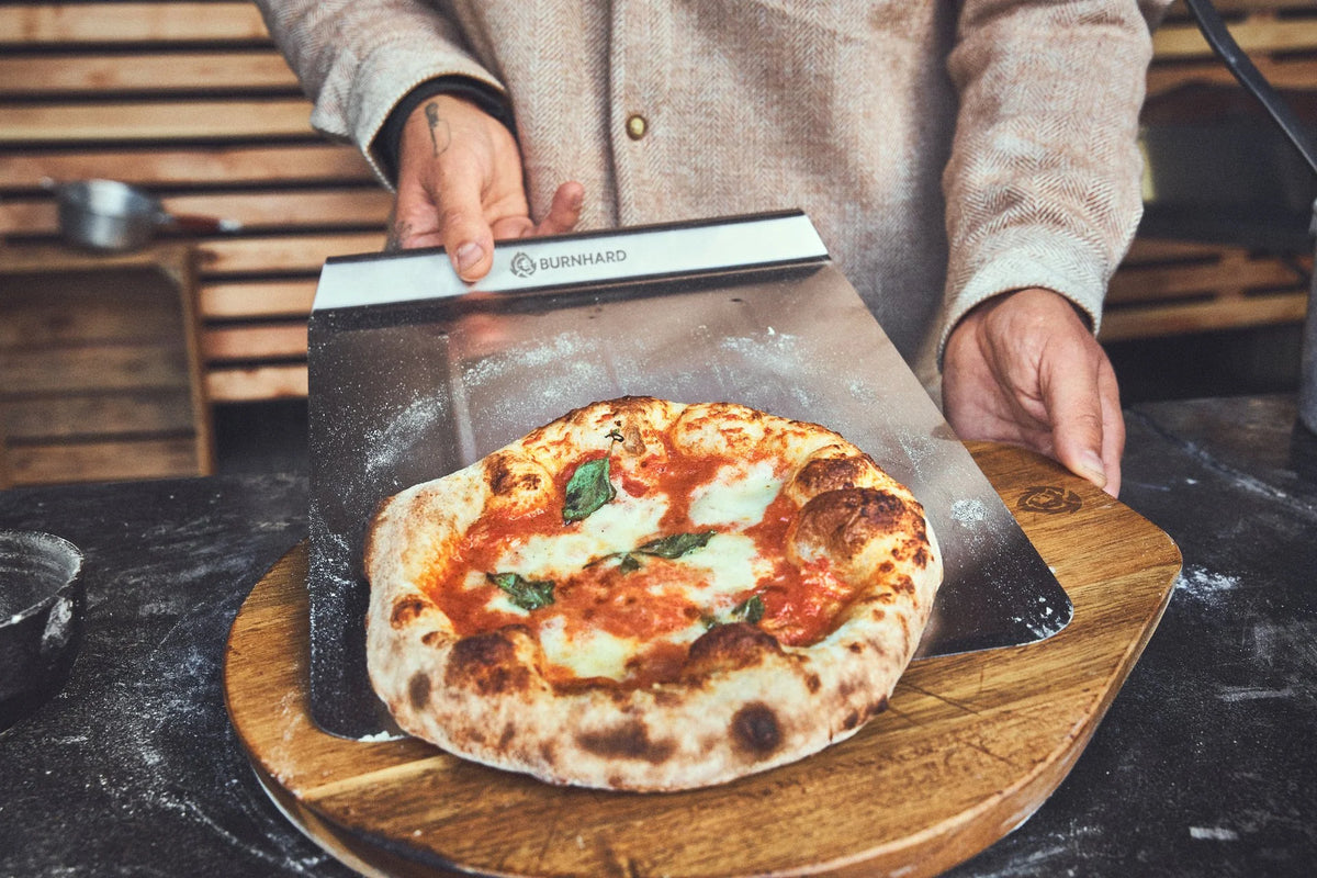 Burnhard Pizzaschaufel Edelstahl, Grillzubehör, Detailansicht 1