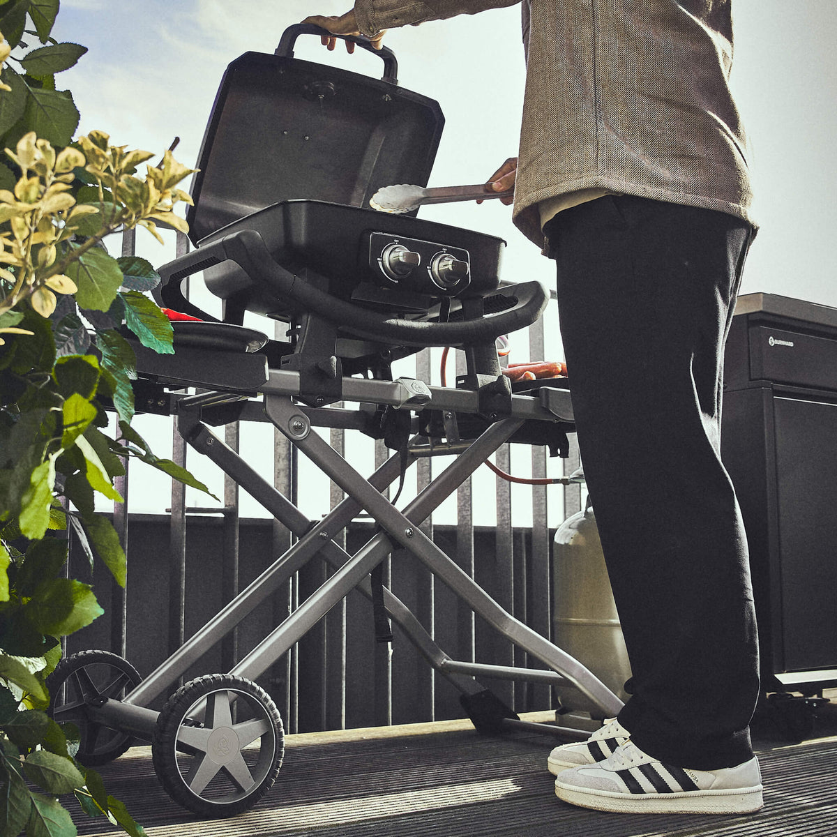 Burnhard WAYNE Rollwagen für Balkongrill, Detailansicht 5