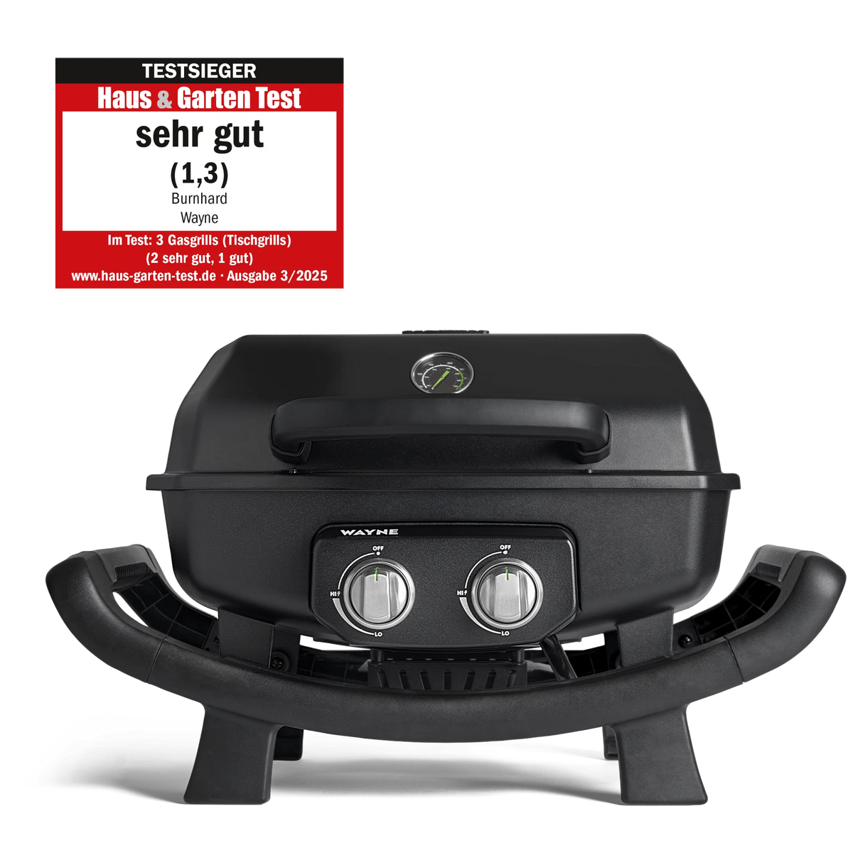 Burnhard WAYNE Balkongrill 2-Brenner