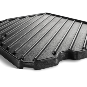 Burnhard Grillplatte Gusseisen beidseitig WAYNE Jr. 1-Brenner| 21.5 cm x 32 cm x 0.7 cm, Grillzubehör