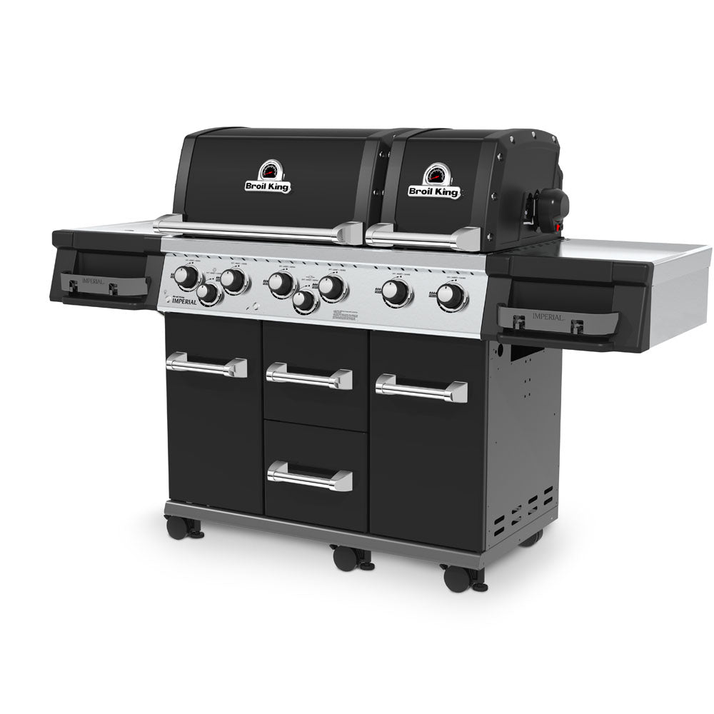 Broil King Imperial 690 IR inkl. Drehspieß seitlich stehend