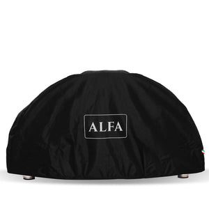 Alfa Forni Abdeckhaube, Moderno 3 Pizze, Schwarz, Grillzubehör