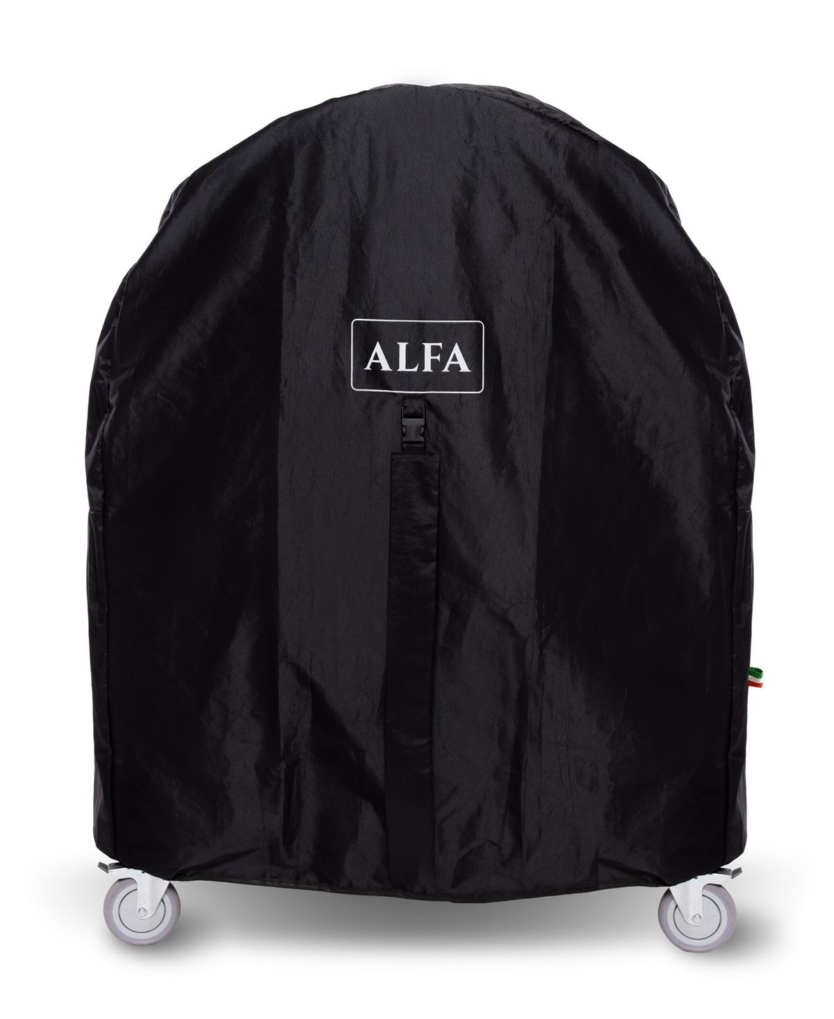 Alfa Forni Abdeckhaube, Moderno 3 Pizze + Unterbau, Schwarz