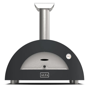 Alfa Forni Moderno 3 Pizze, Holz, Grau, Pizzaofen