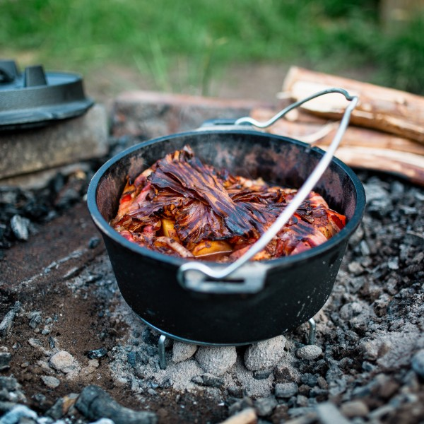 BBQ-Toro Dutch Oven DO9F, 9, 0L mit Füßen, Grillzubehör, Detailansicht 5
