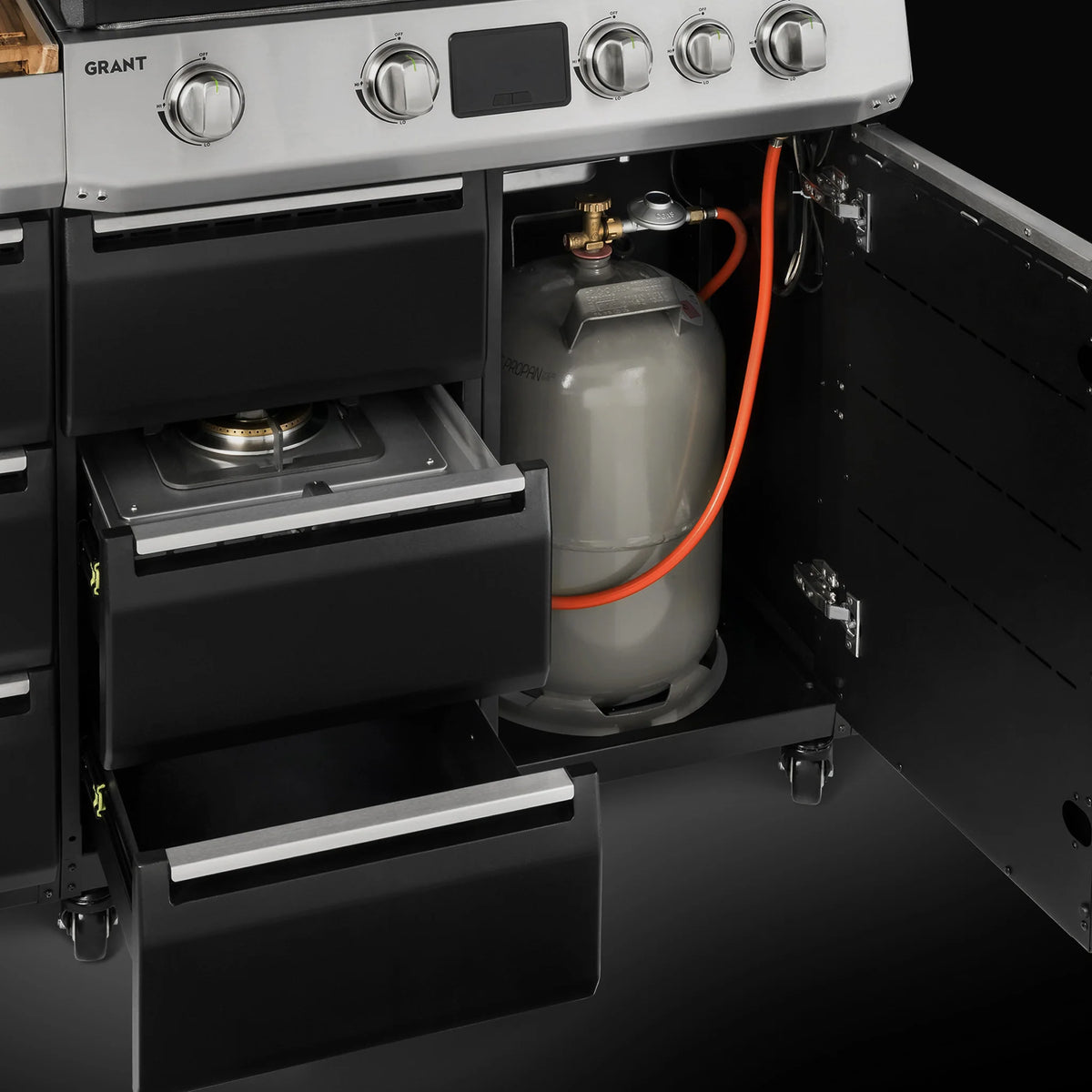 Burnhard GRANT Upgrade + mit Edelstahlrost, Grillrost aus Edelstahl, Detailansicht 4