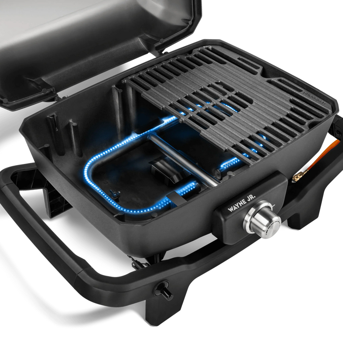 Burnhard WAYNE Jr. Balkongrill 1-Brenner inkl. Gasflaschen Adapter, Detailansicht 2