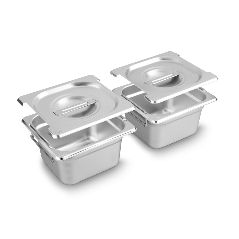 Otto Wilde Behälter-Set mit Deckel 1/ 6 - Tief, Grillzubehör