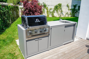 Dukin Outdoorküche Modul CookOUT® GRILL LINIS - für Broil King 420/ 470/ 490, befestigt, Außenküche