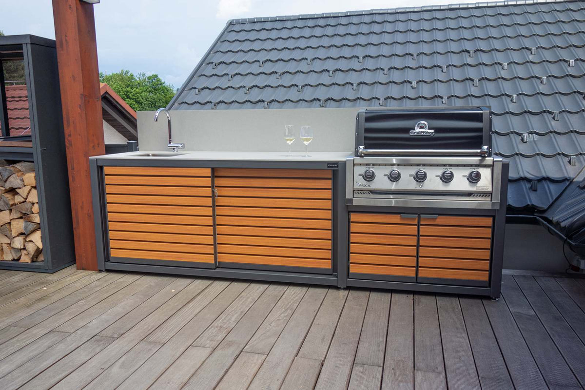 Dukin Outdoorküche Modul CookOUT® GRILL BLANK - für Broil King 520/ 570/ 590, befestigt, Außenküche, Detailansicht 6